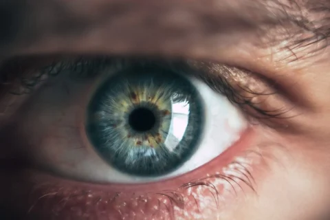 Zoomed in eye