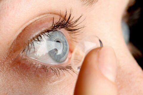 Inserting Contact Lenses